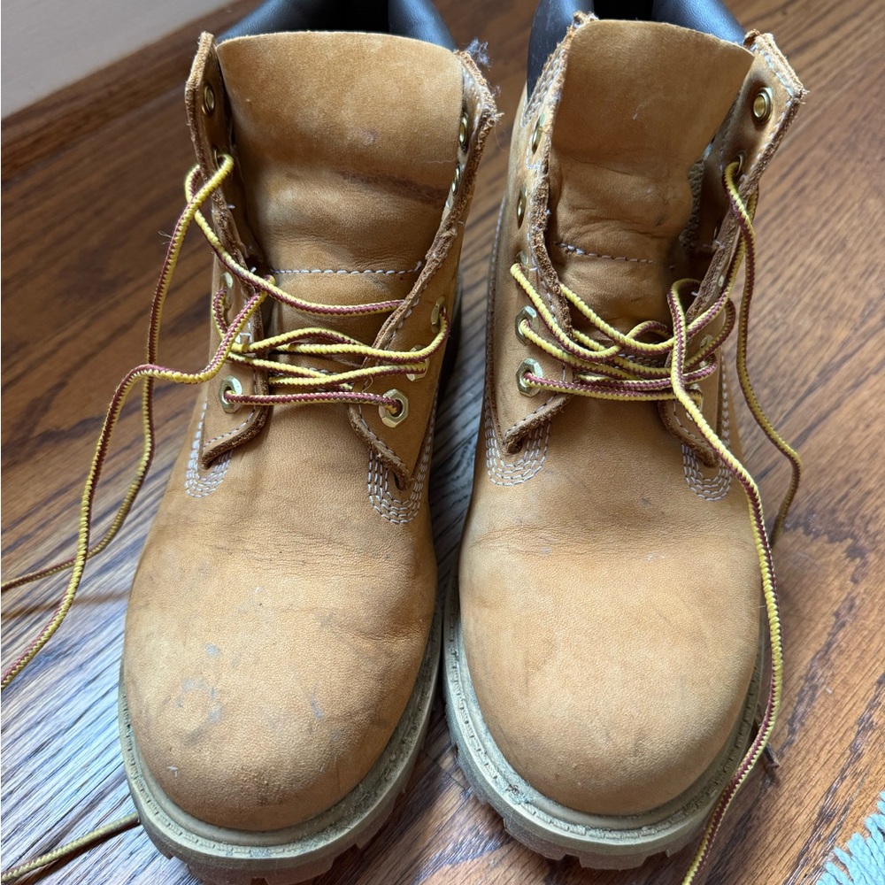 Timberland kids Brown Leather Boots